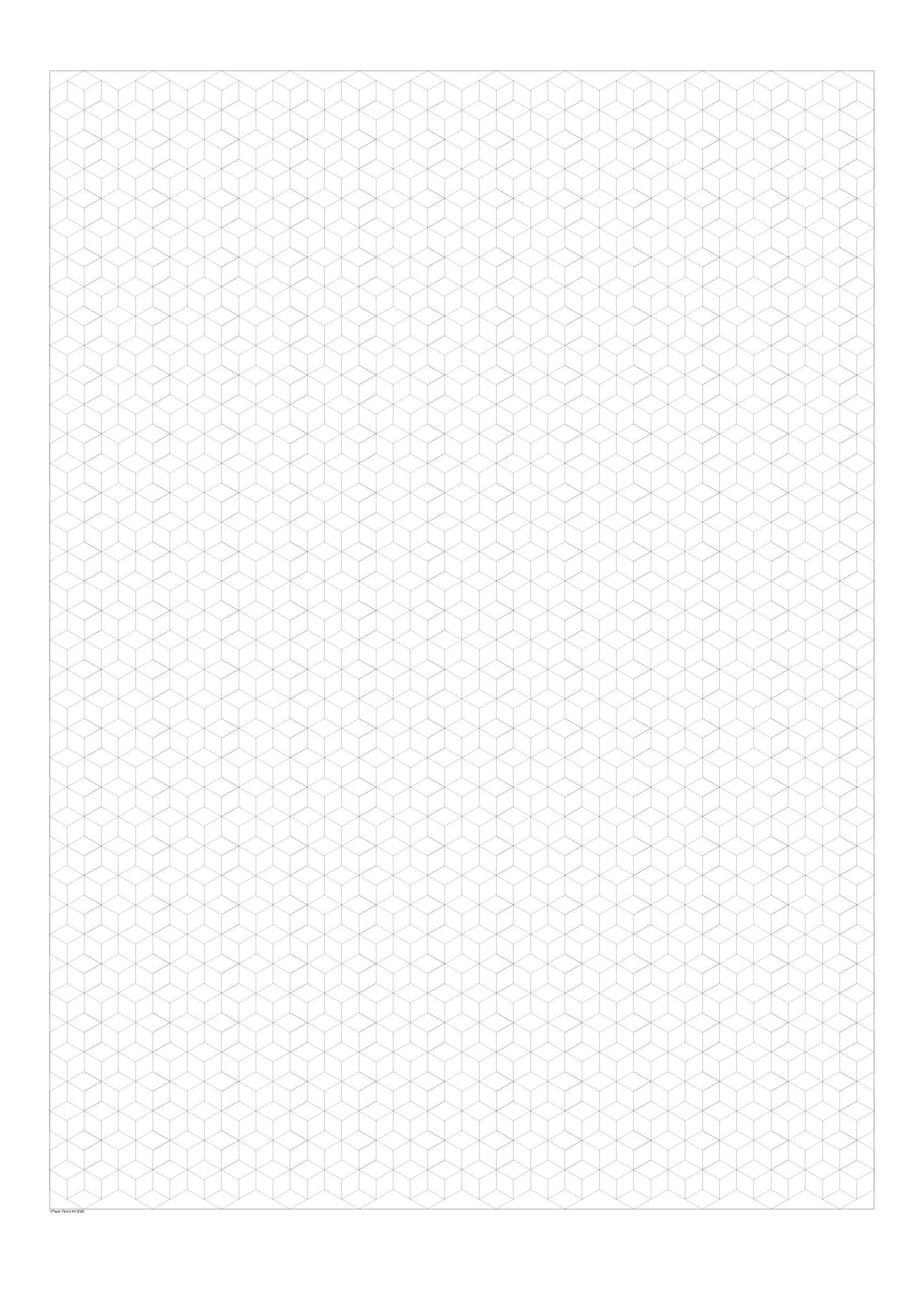 diamond pattern colouring sheet large format poster size watercolour paper